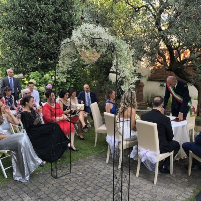 Il momento del si in Villa Umberto